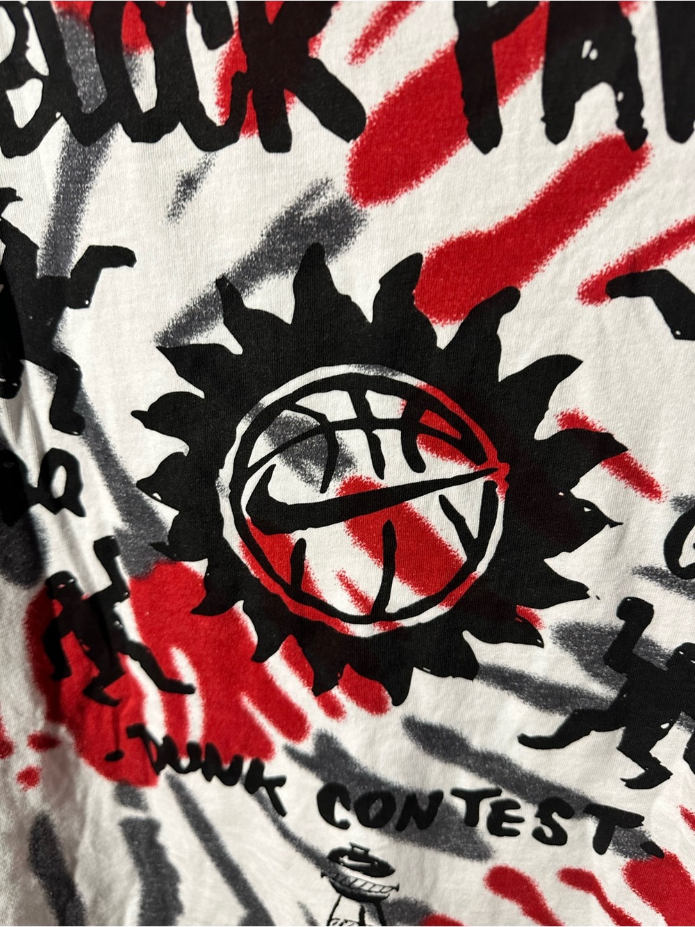 Nike Block Party Graphic Tie-Dye T-Shirt - Picture 6 of 9